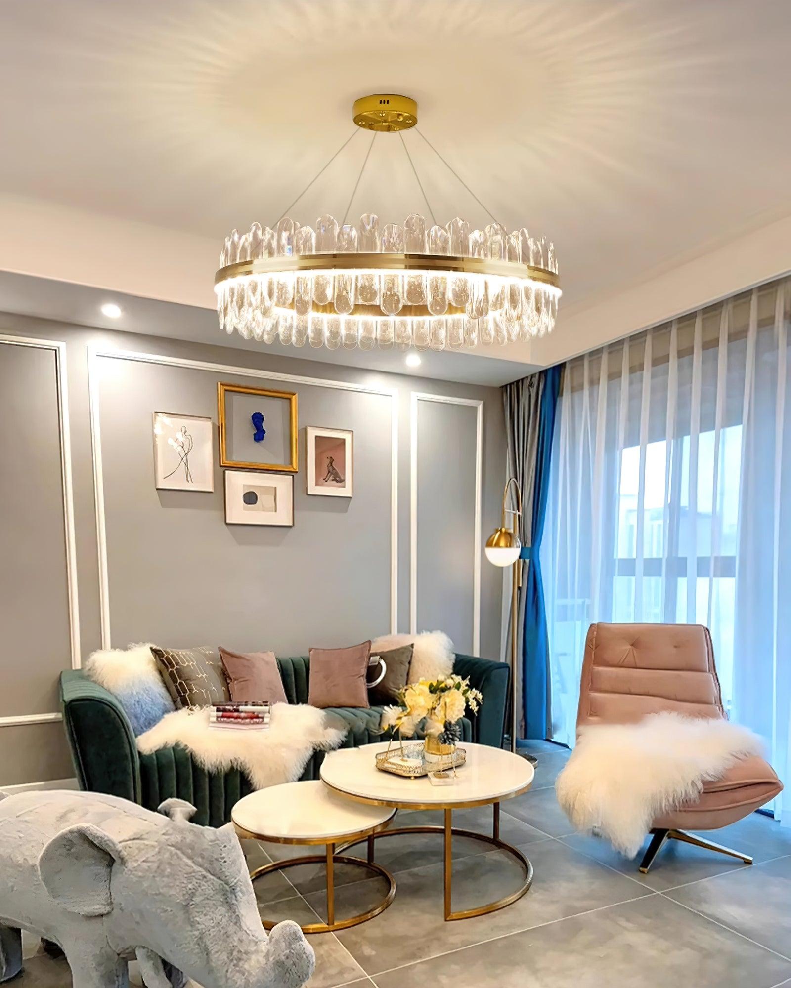 Xoriel Postmodern Luxury Crystal Chandelier