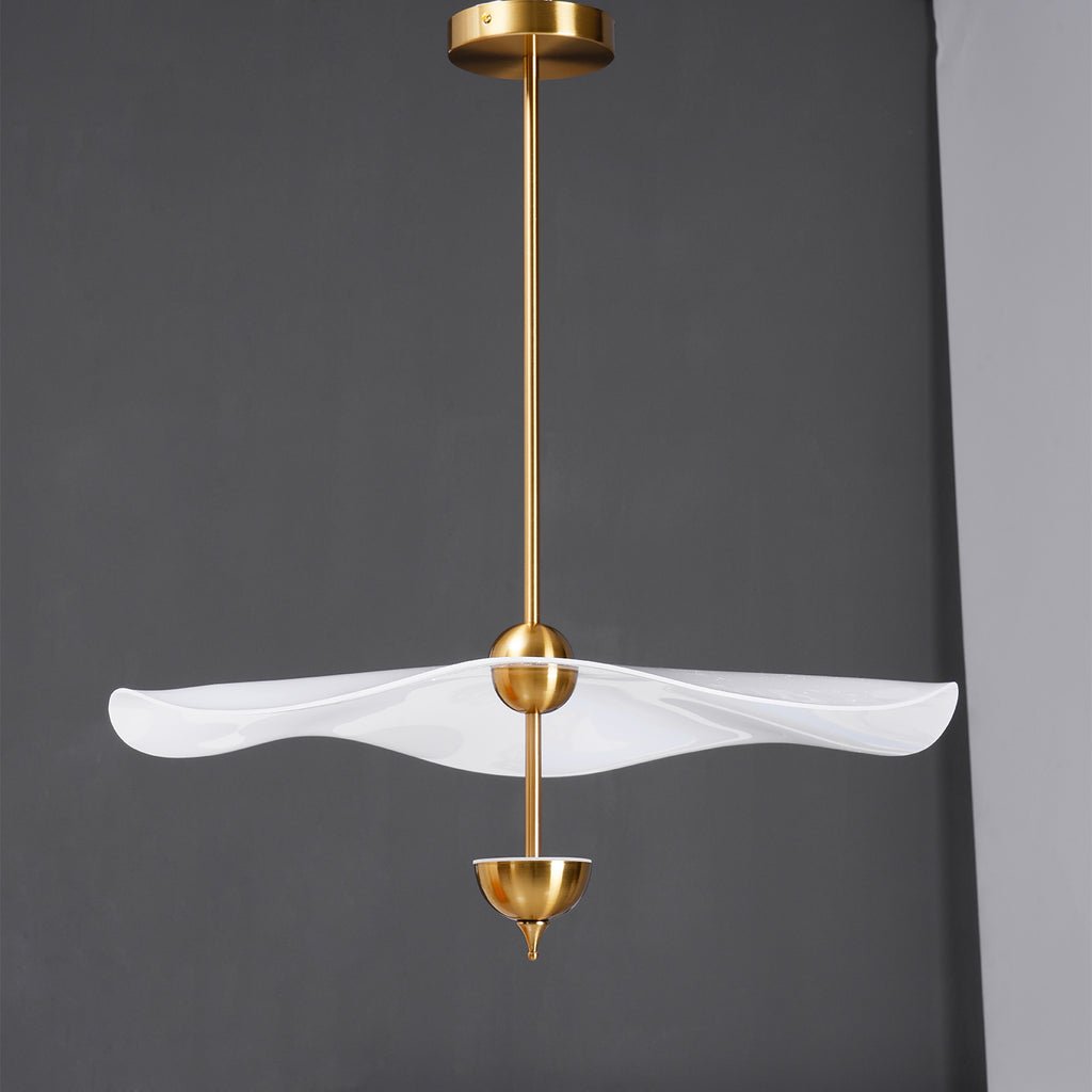 Lustra Pendant Light Double Biscuit for Living Room - Neutral Decor