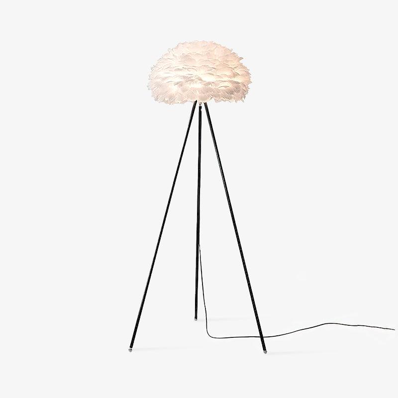 Ivthaar Organic Feather Floor Lamp