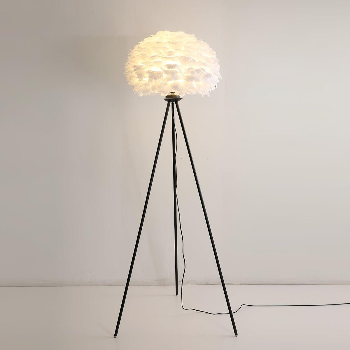 Ivthaar Organic Feather Floor Lamp