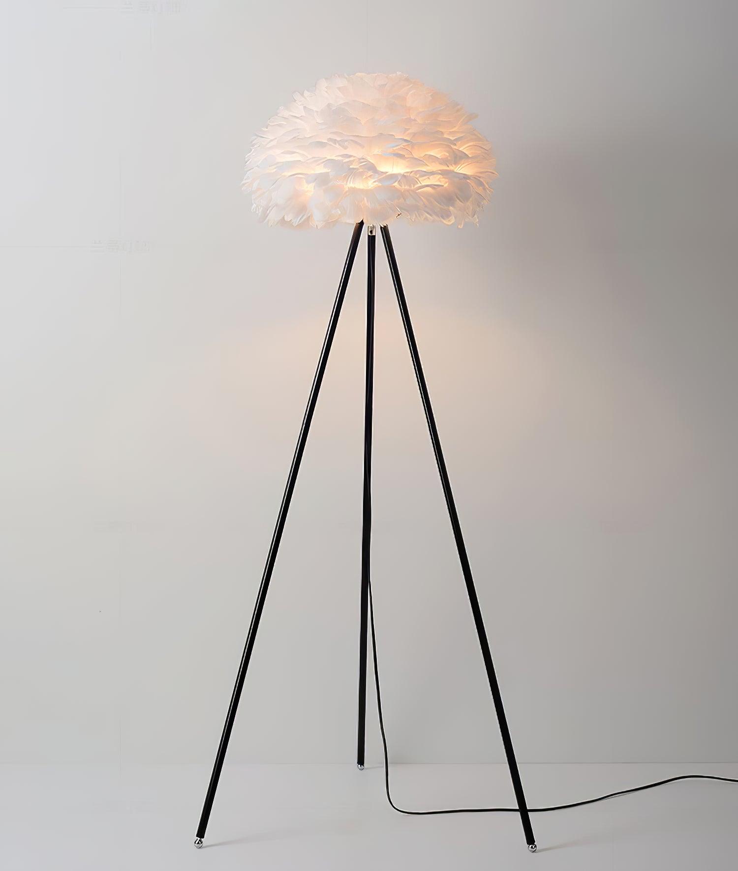 Ivthaar Organic Feather Floor Lamp