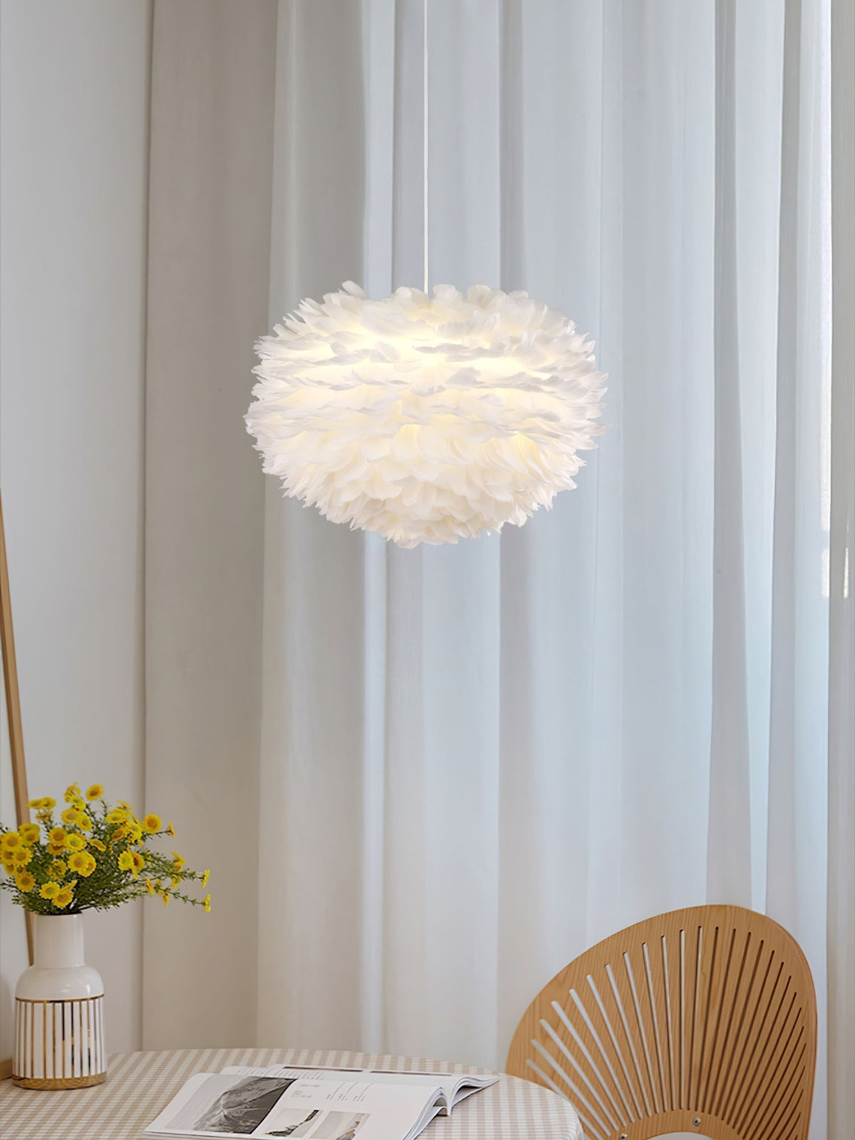 Deveno Feathers Pendant Lamp