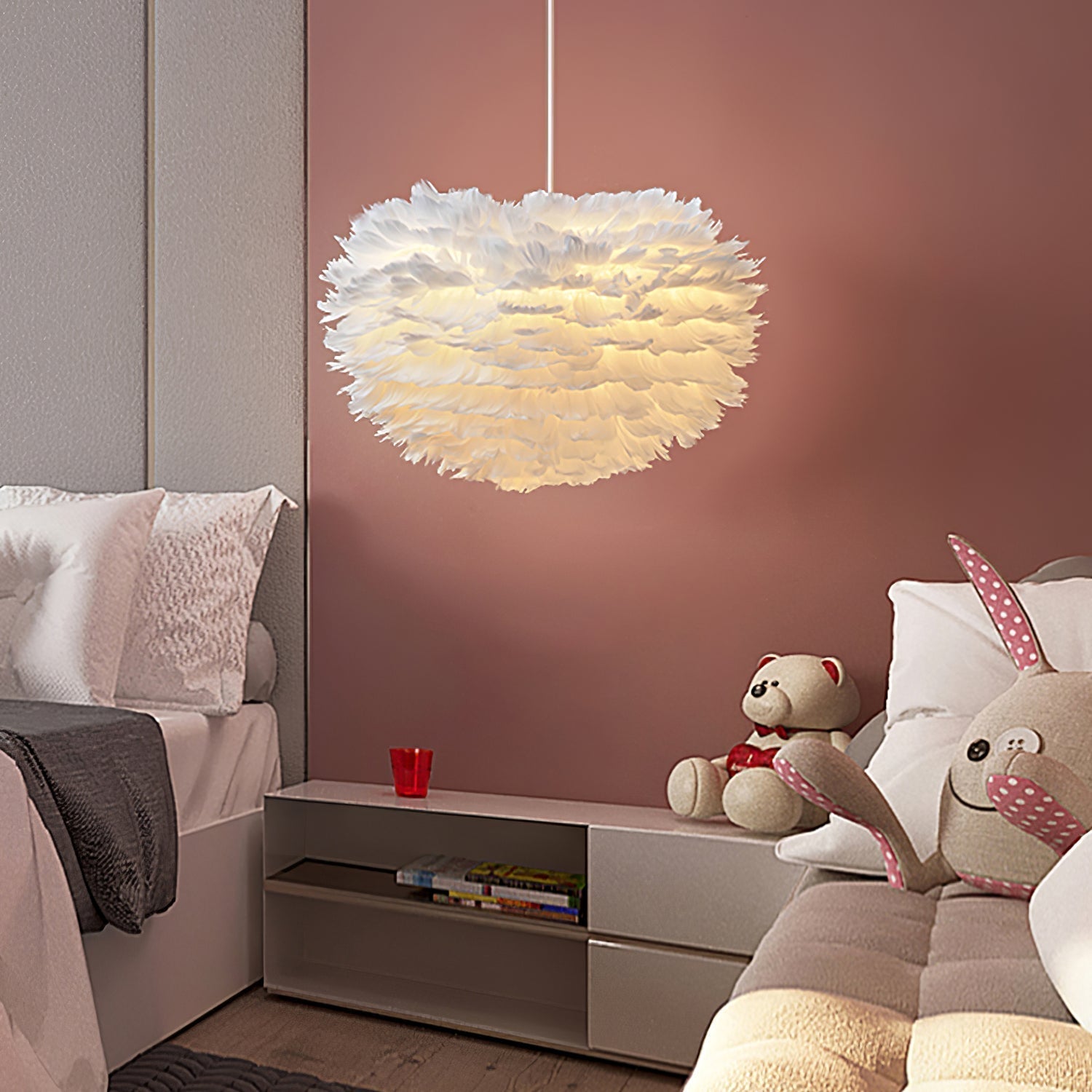 Deveno Feathers Pendant Lamp