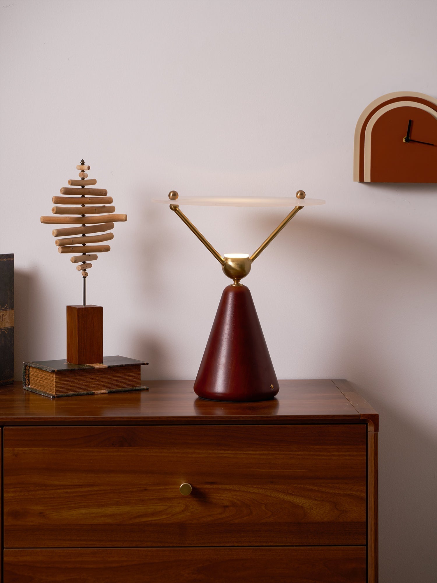 Balance Modern Wood Table Lamp