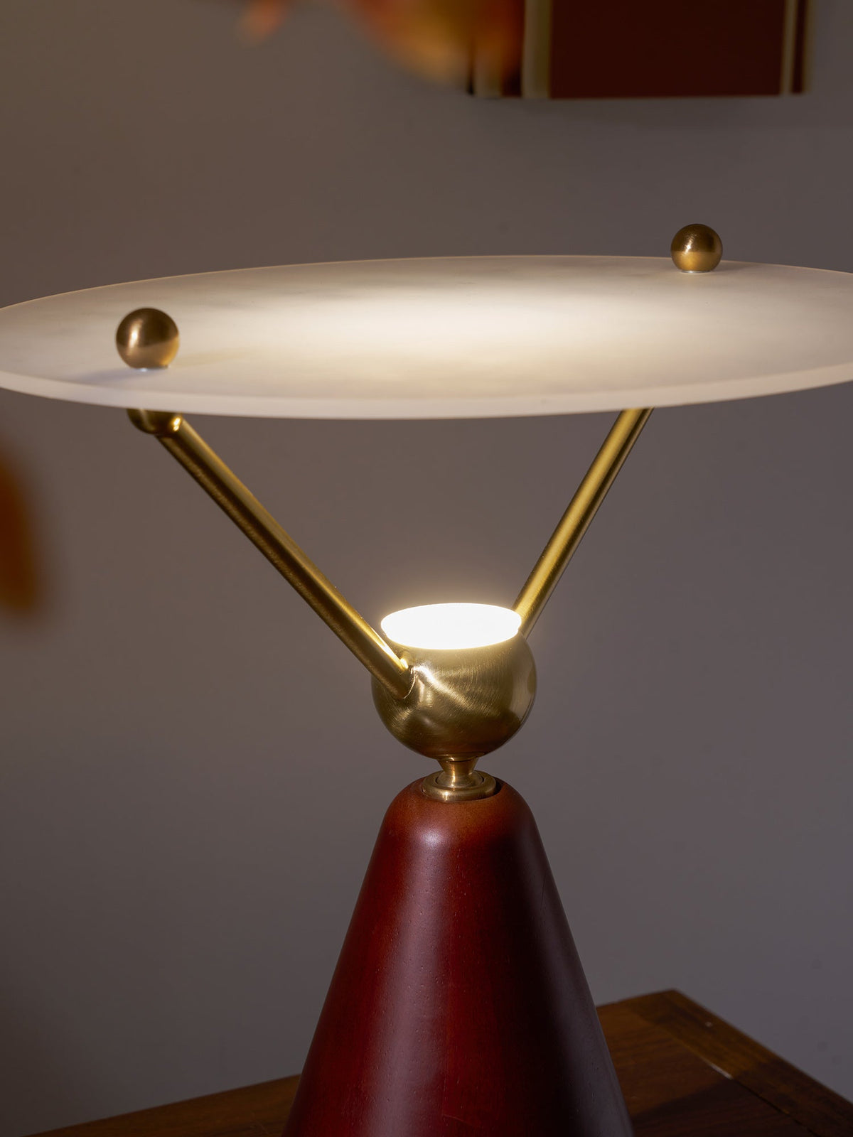 Balance Modern Wood Table Lamp