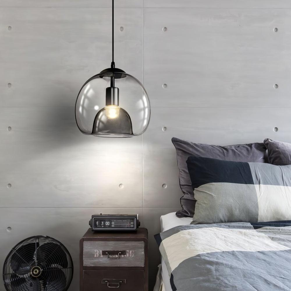 Qev Nordic Art Pearl Glass Pendant Lamp