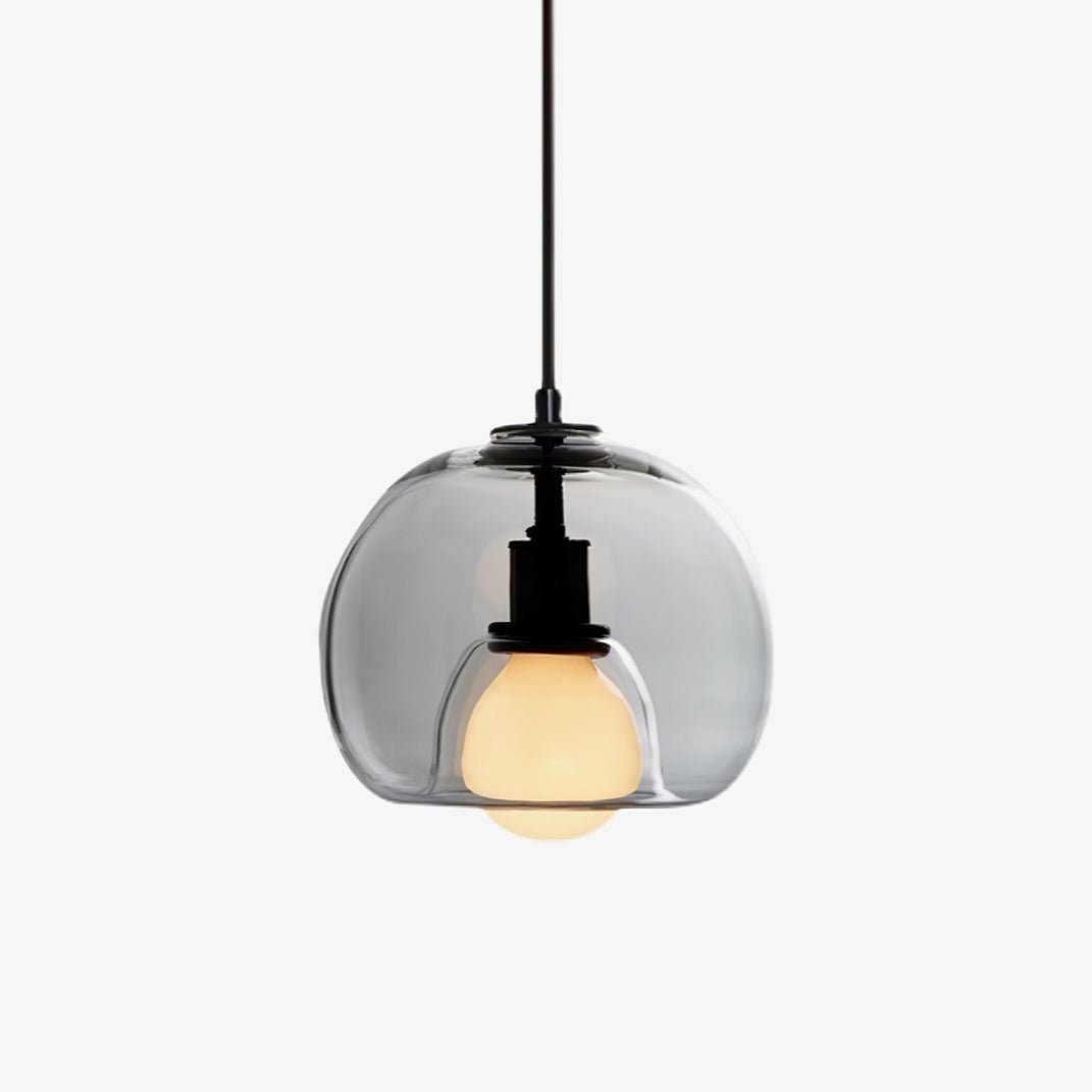 Neritha Glass Contemporary Pendant Light - Neutral Decor