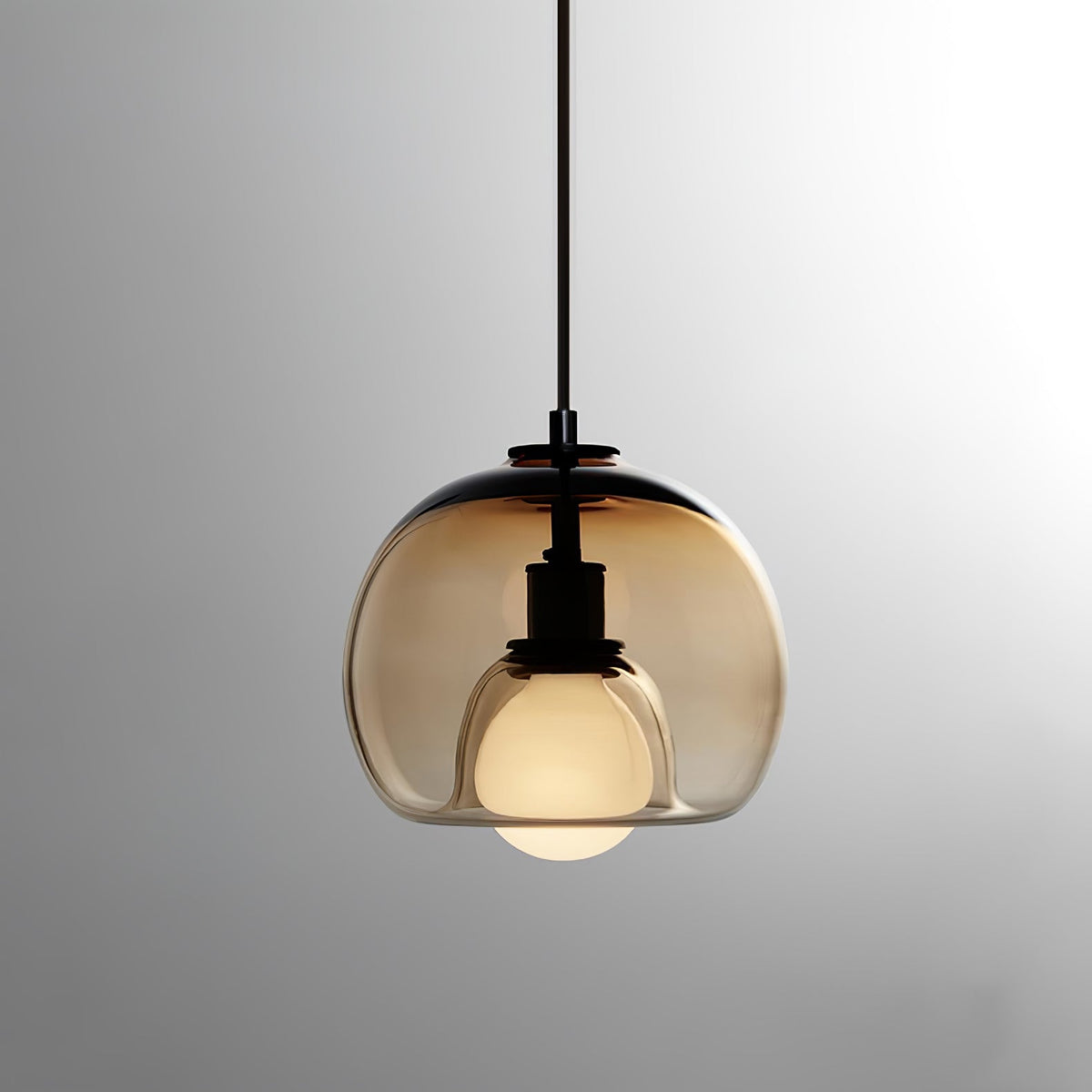 Neritha Glass Contemporary Pendant Light