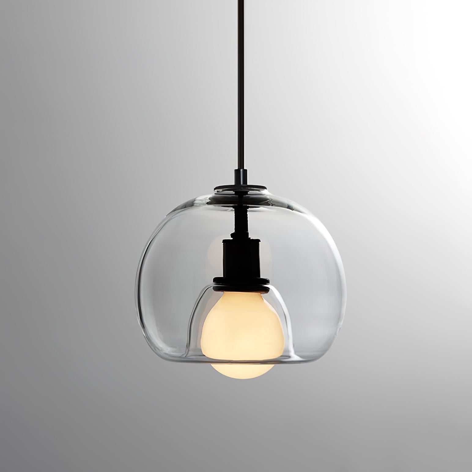 Neritha Glass Contemporary Pendant Light
