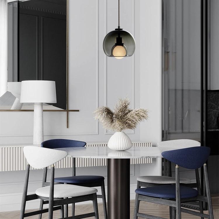 Neritha Glass Contemporary Pendant Light