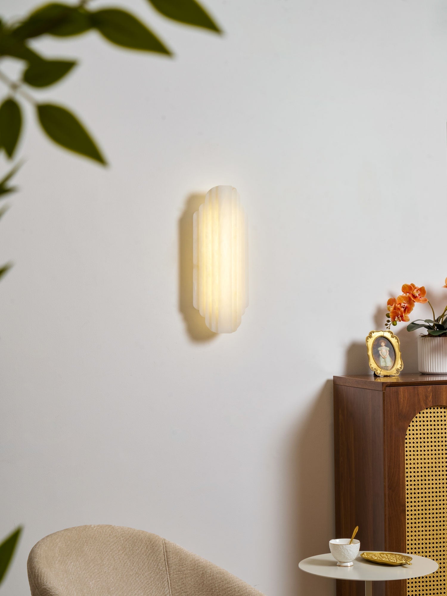 Havencrest Alabaster Indoor Wall Light