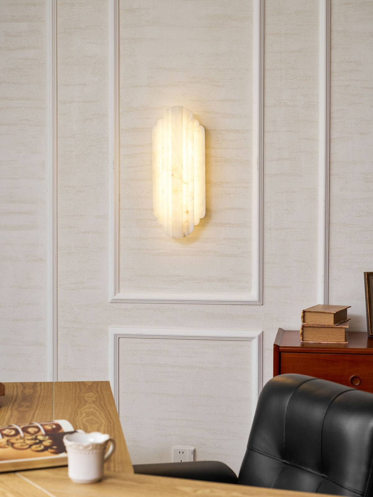 Havencrest Alabaster Indoor Wall Light