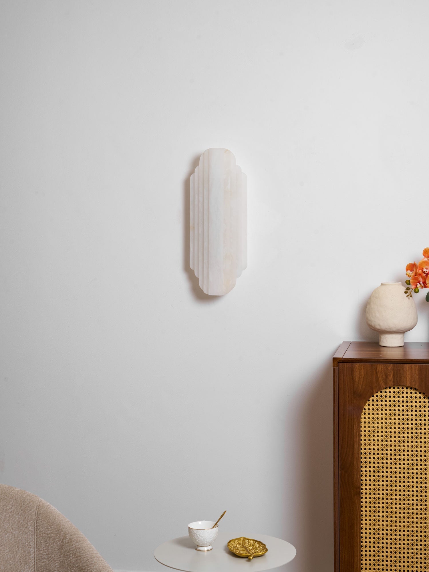 Havencrest Alabaster Indoor Wall Light