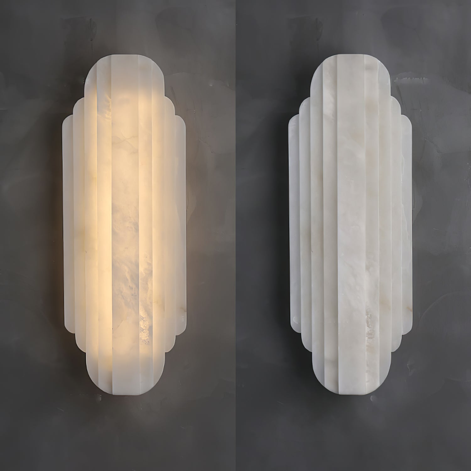 Havencrest Alabaster Indoor Wall Light