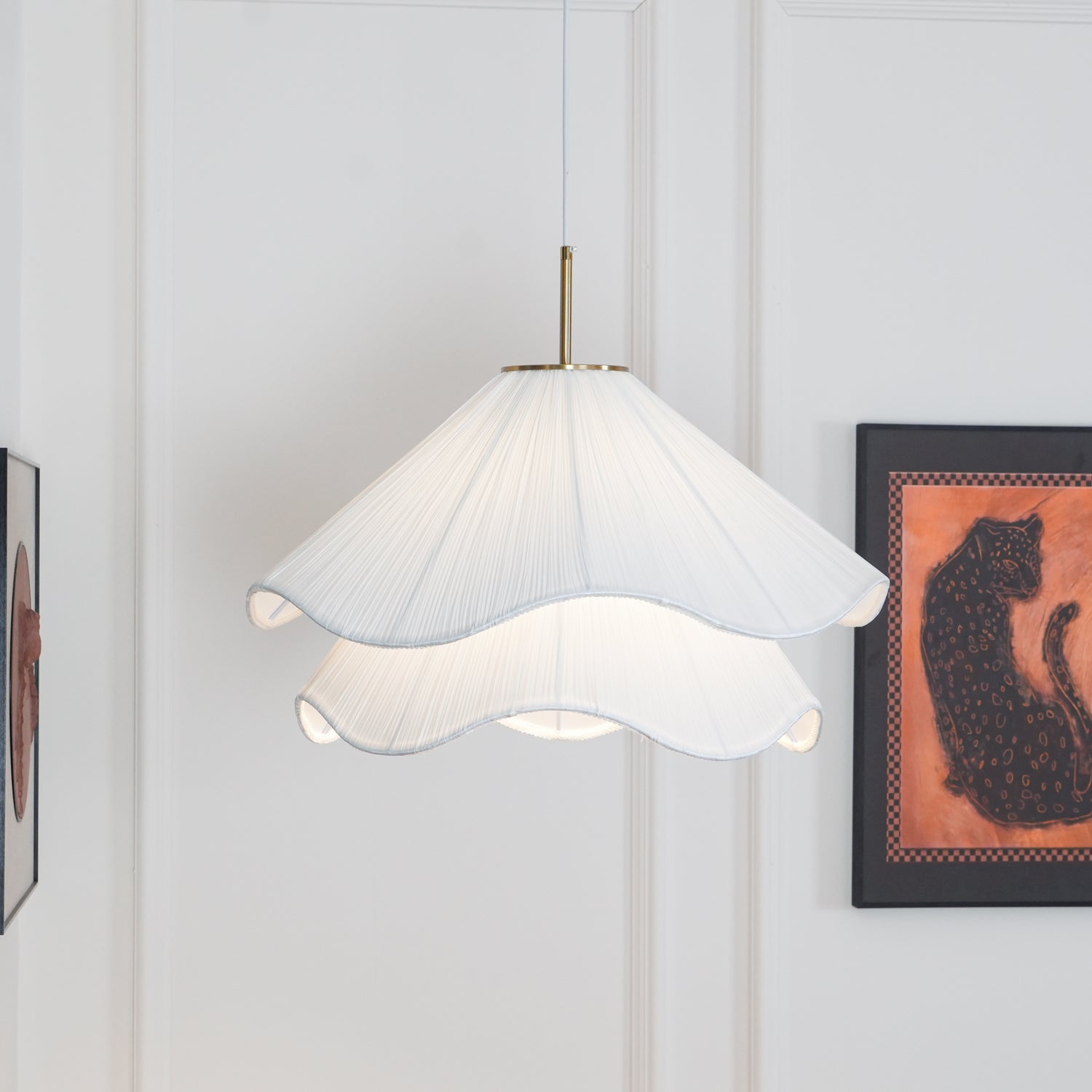 Evanel Fabric Artistic Pendant Light