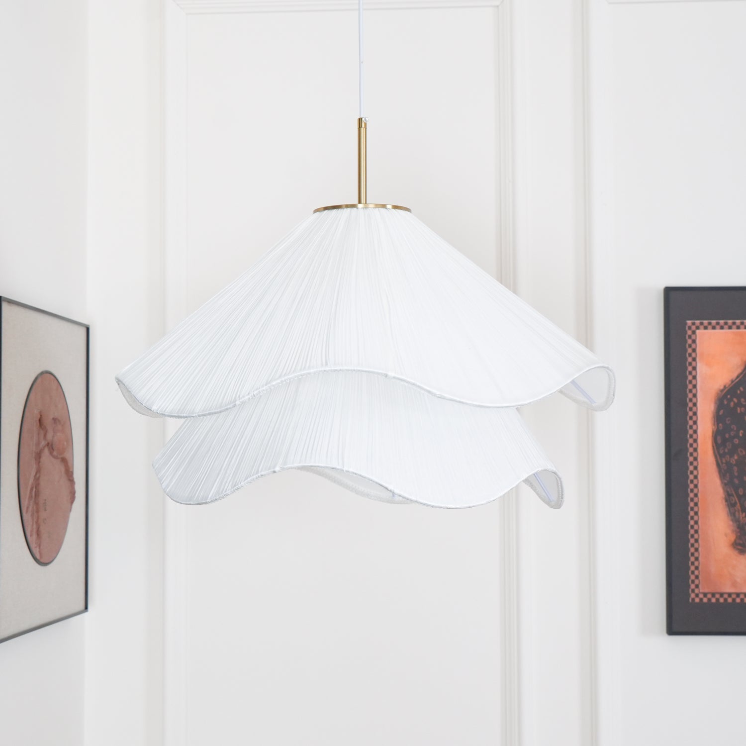 Evanel Fabric Artistic Pendant Light