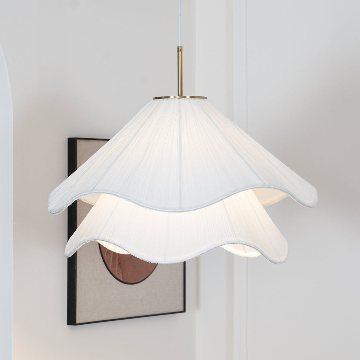 Evanel Fabric Artistic Pendant Light