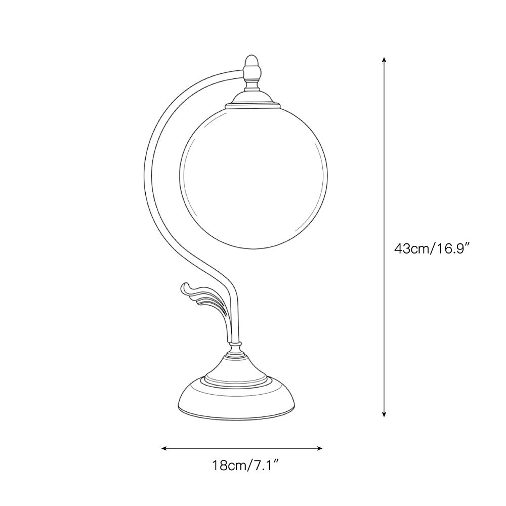 Alvora Glass Table Lamp