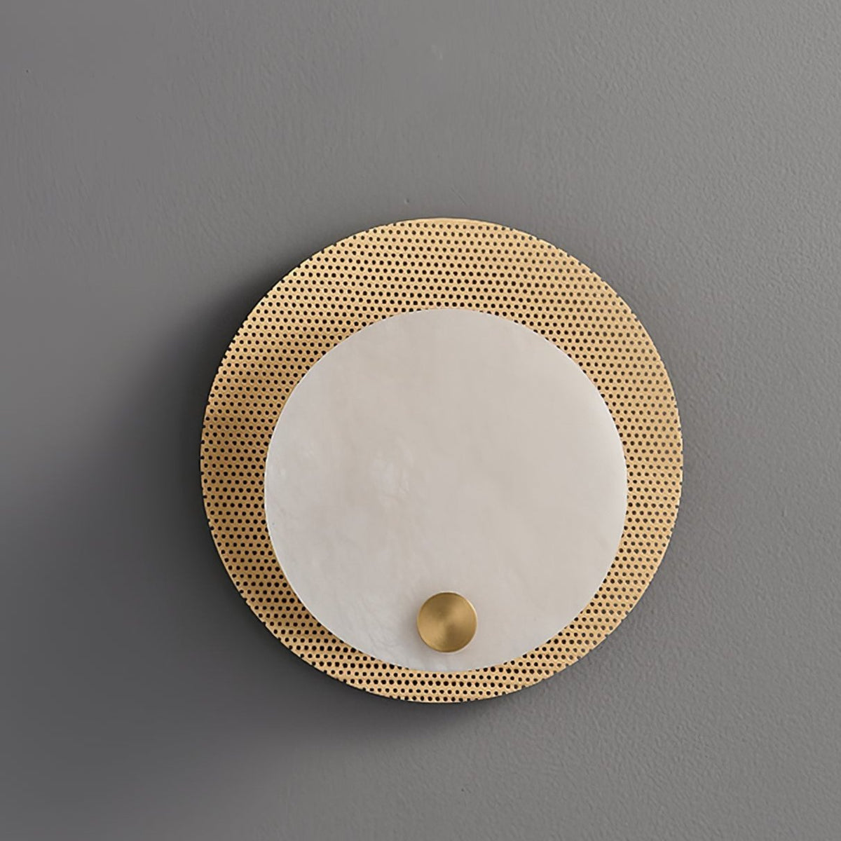 Ilzore Circular Glass Ceiling Light