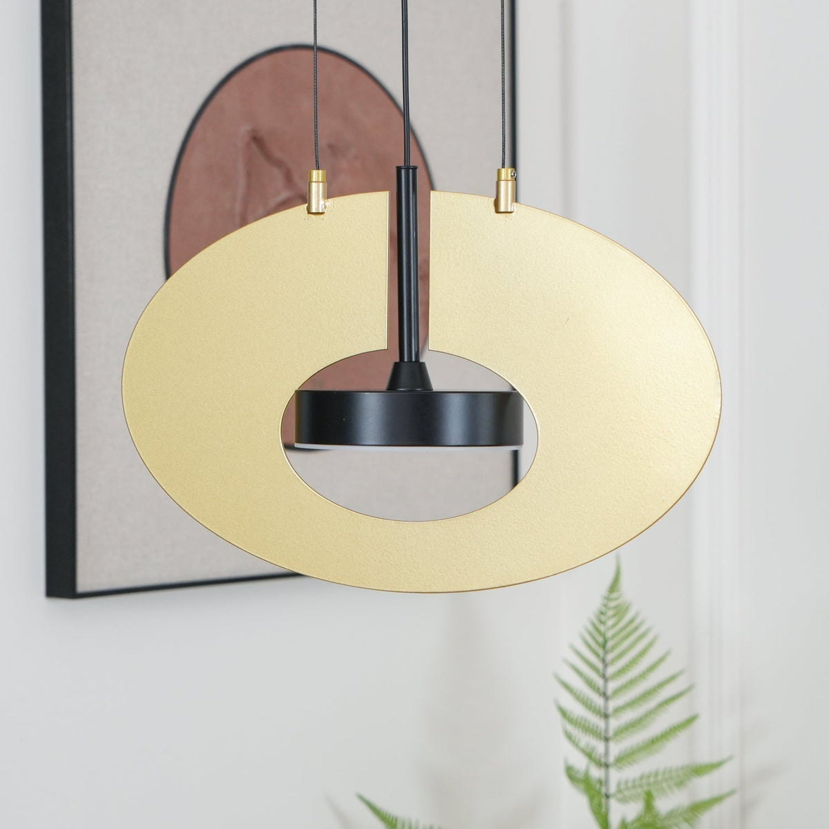 Sirixy Pendant Lamp Oval Ring Geometric
