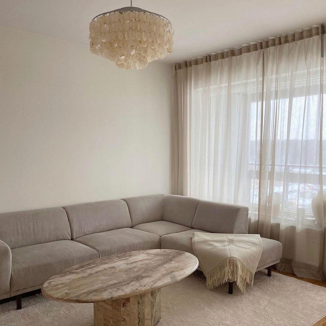 Rivena Pendant Lamp Round Shell Ring