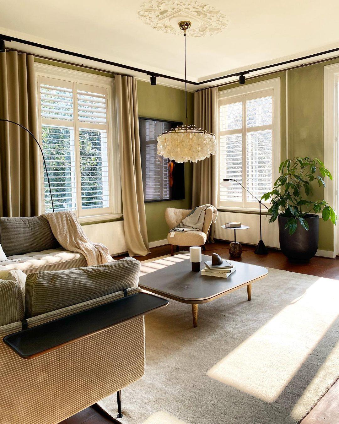 Rivena Pendant Lamp Round Shell Ring