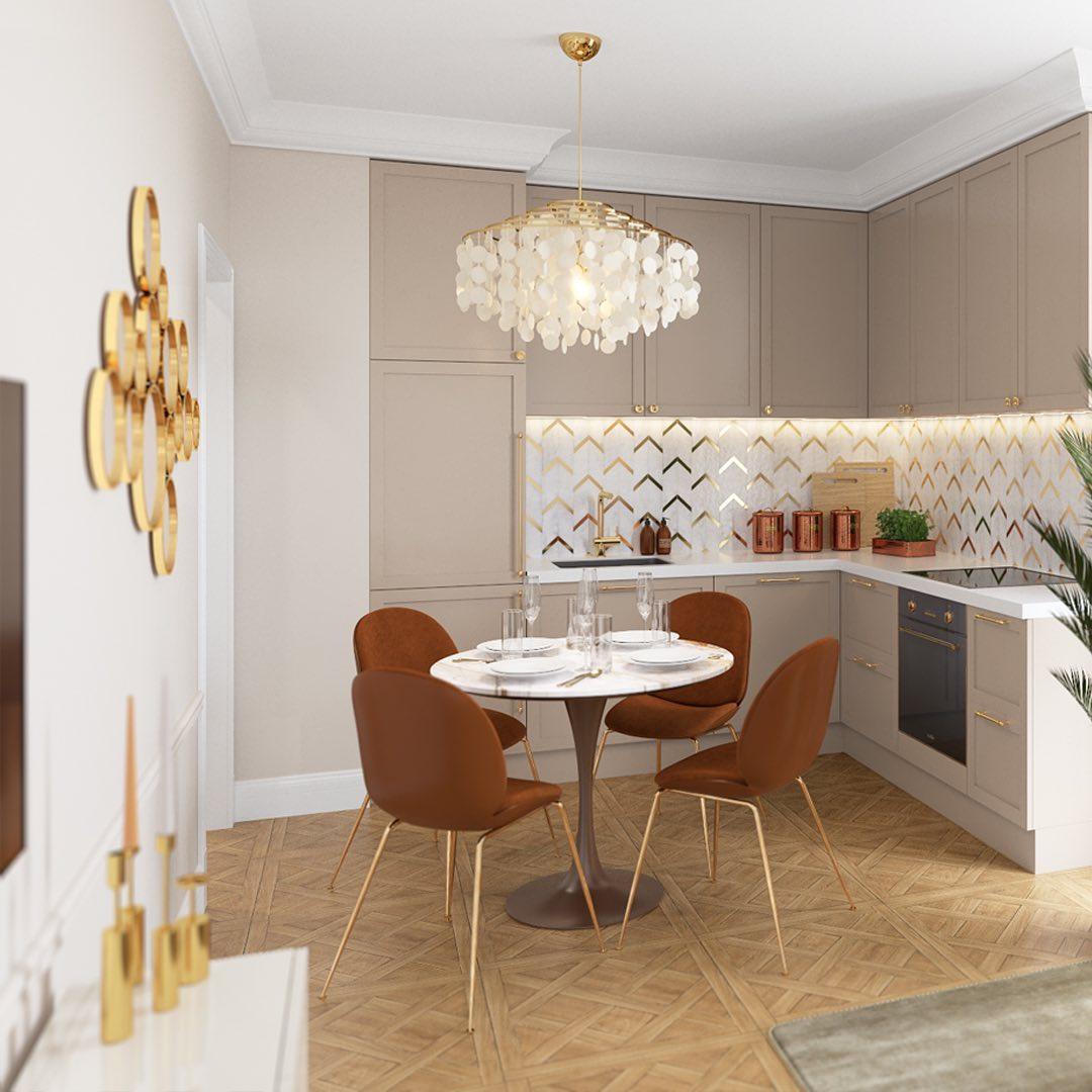 Rivena Pendant Lamp Round Shell Ring