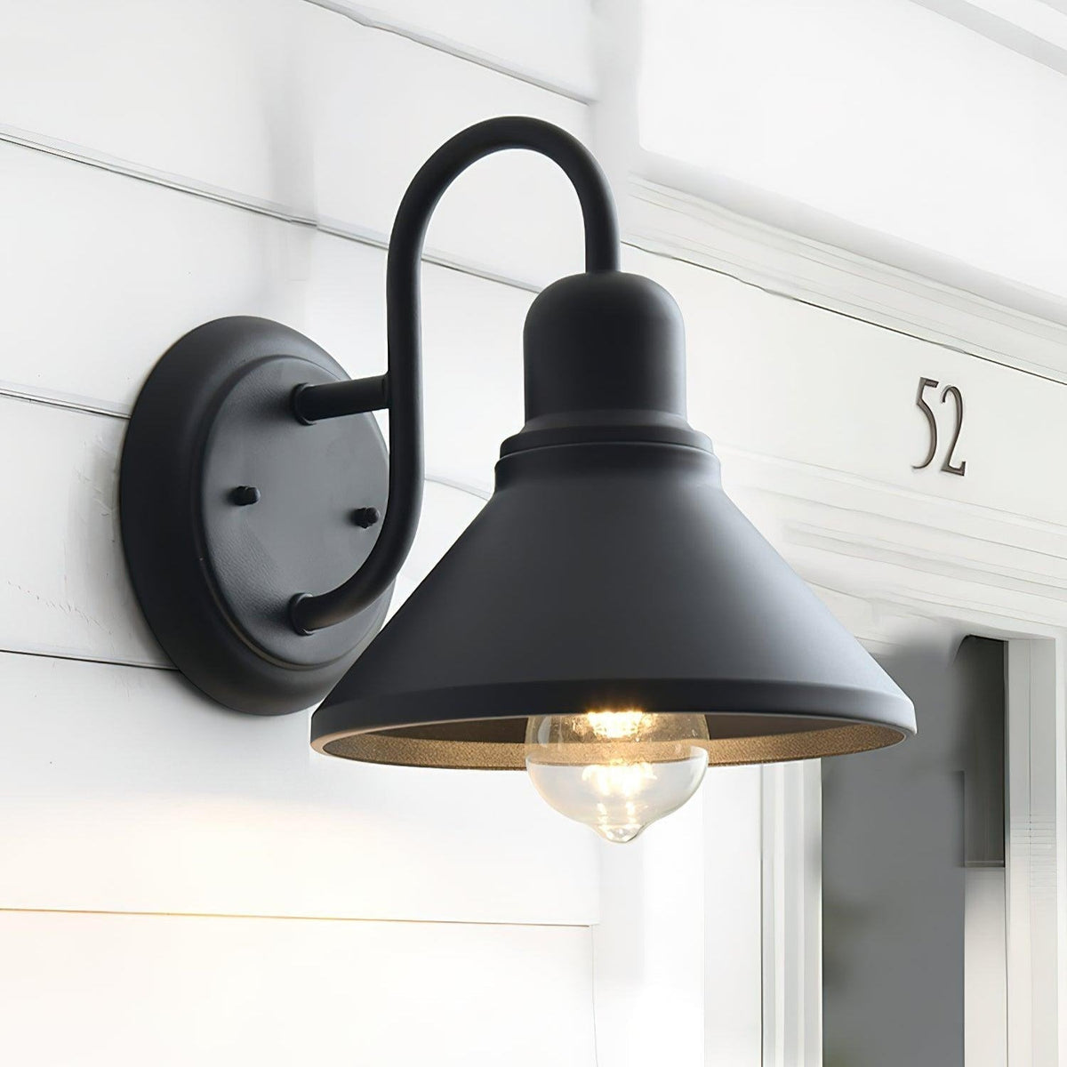 Elion Vintage Cone-shaped Ourdoor Wall Lamp