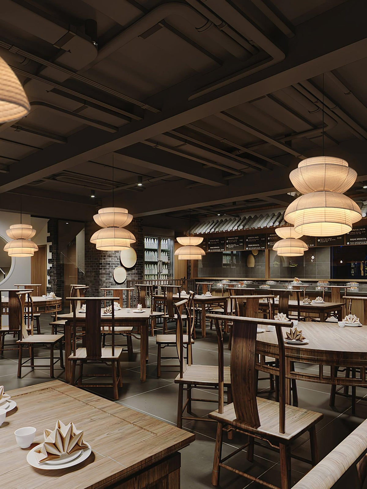 Zelvin Fabric Artistic Pendant Light