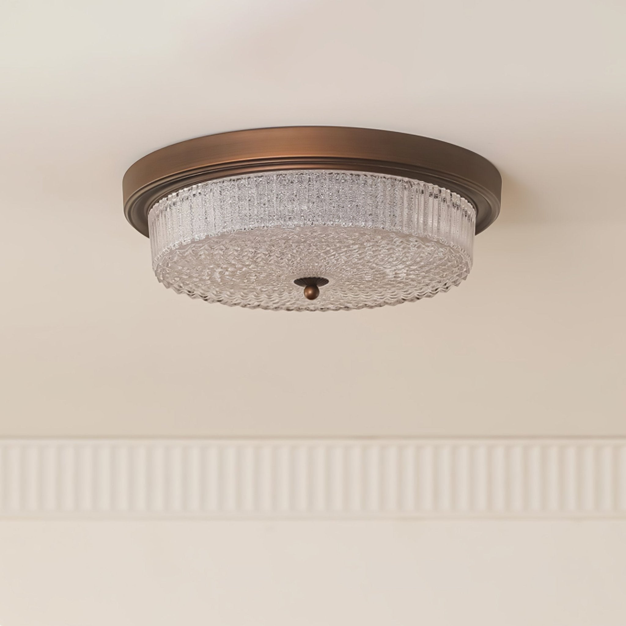 Ilsolen Nordic Art Classic Glass Ceiling Lamp
