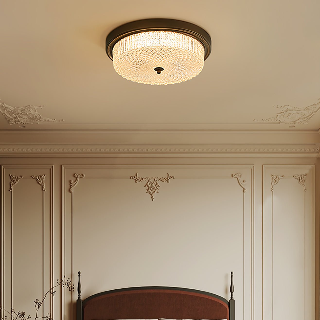 Ilsolen Nordic Art Classic Glass Ceiling Lamp