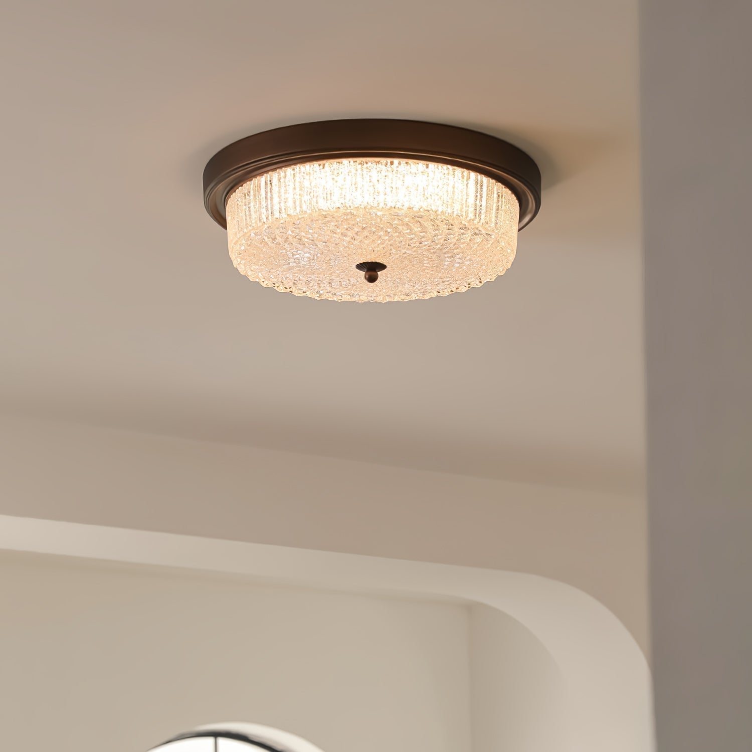 Ilsolen Nordic Art Classic Glass Ceiling Lamp