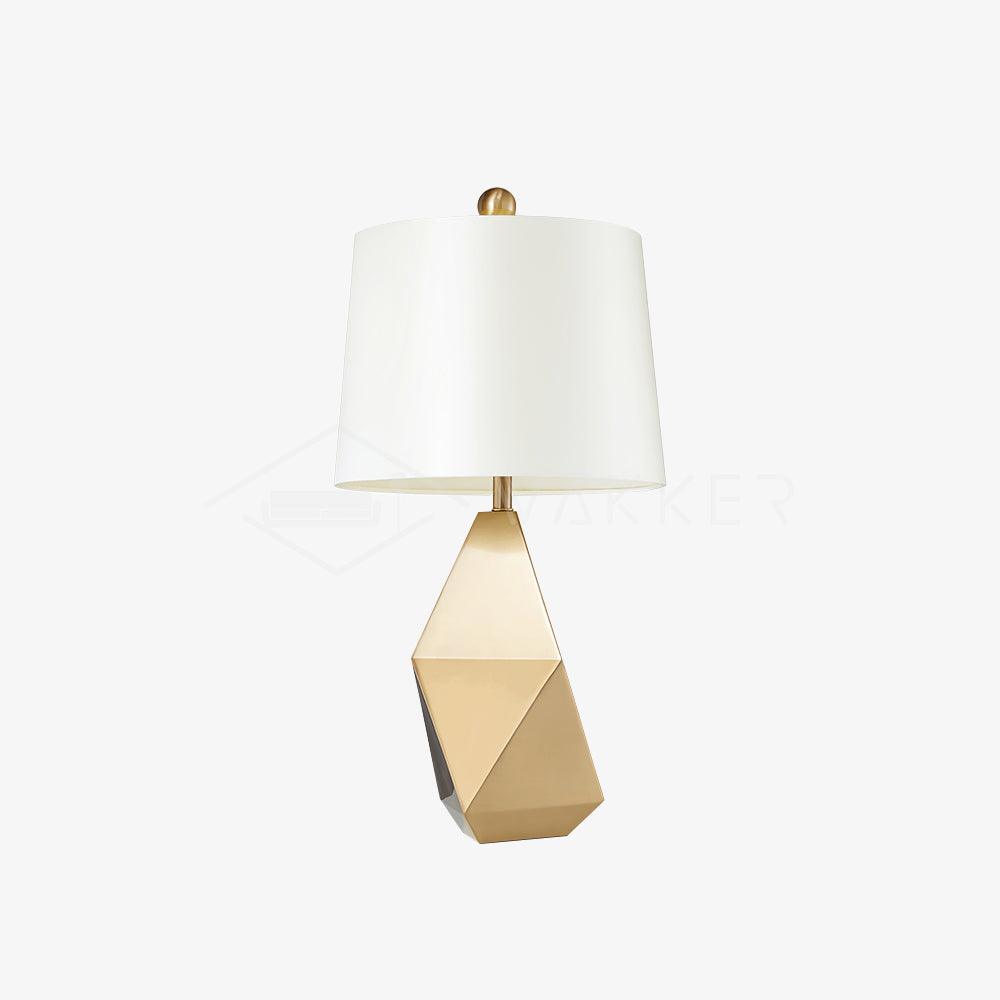 Vosilis Modern Minimalist Faceted Fabric Table Light