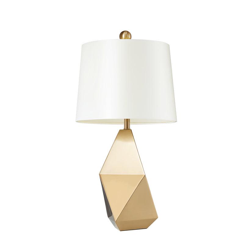 Vosilis Modern Minimalist Faceted Fabric Table Light