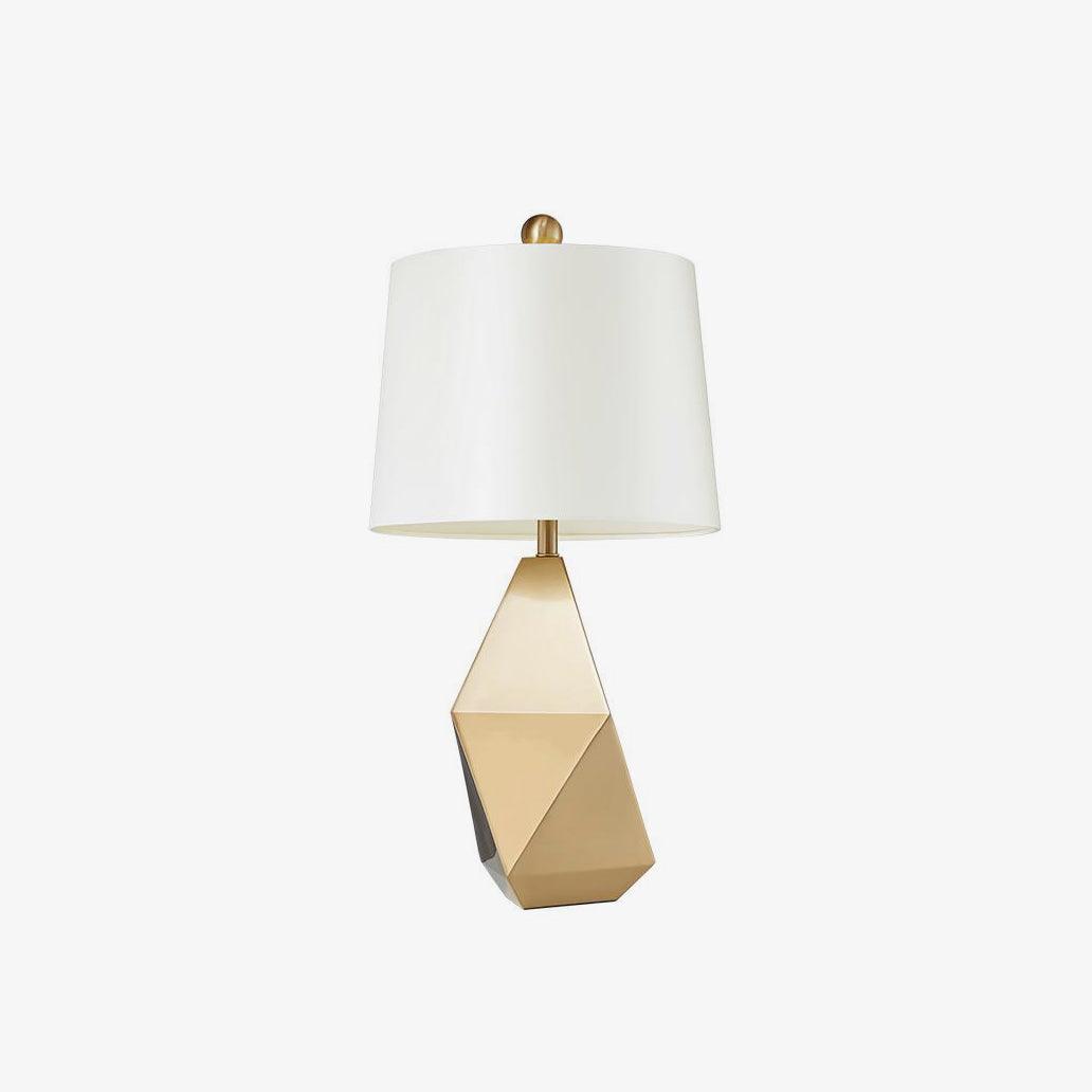 Vosilis Modern Minimalist Faceted Fabric Table Light