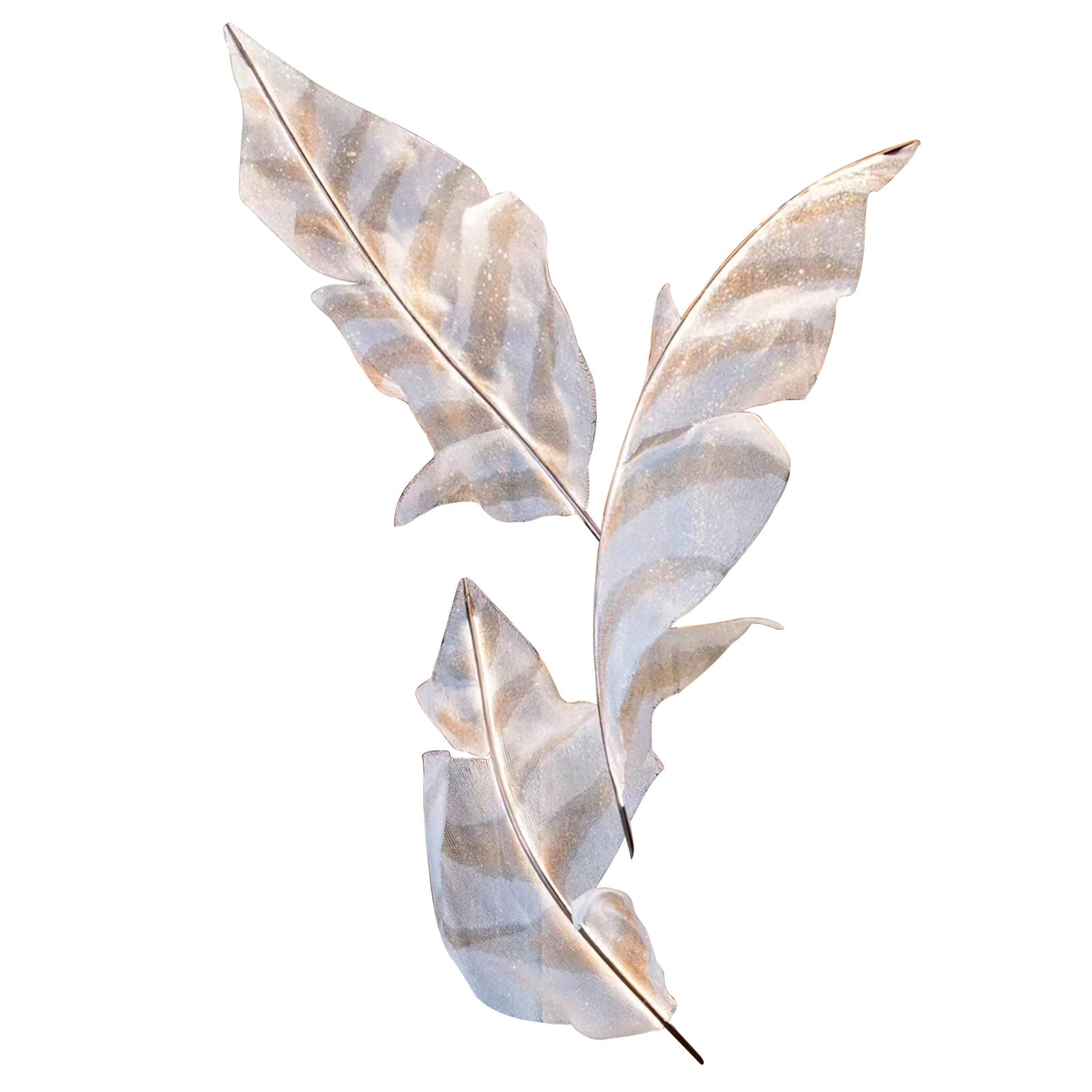 Velinine Individual Creativity Falling Leaves Glass Chandelier