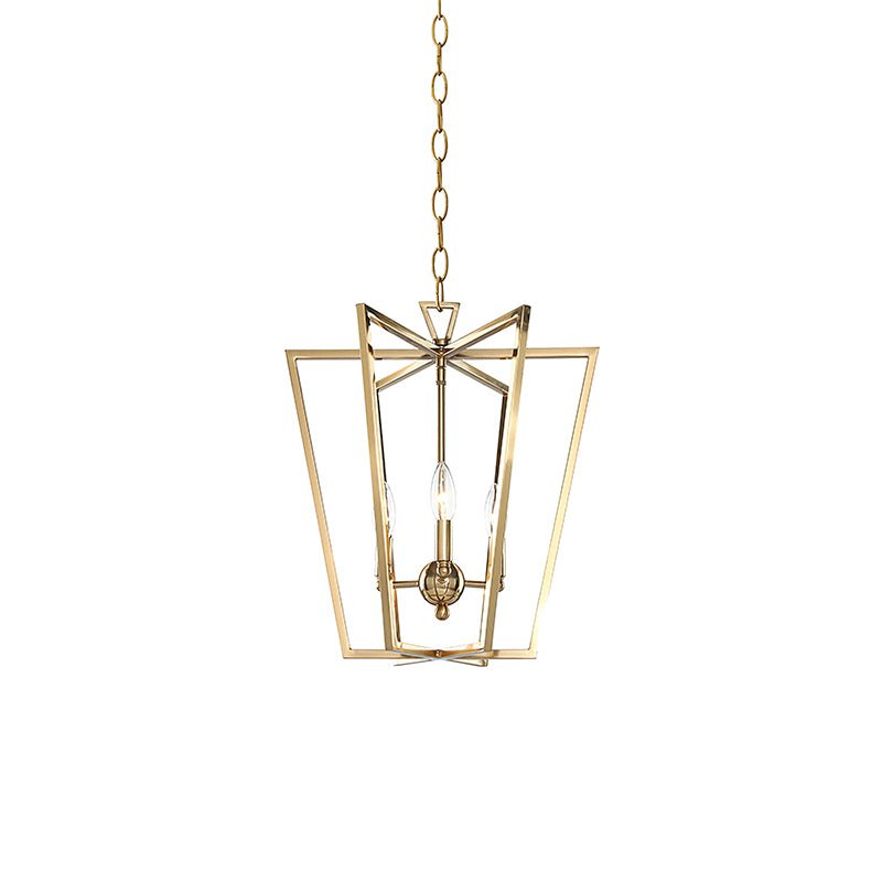 Niroxa Chandelier Gold Lantern Frame
