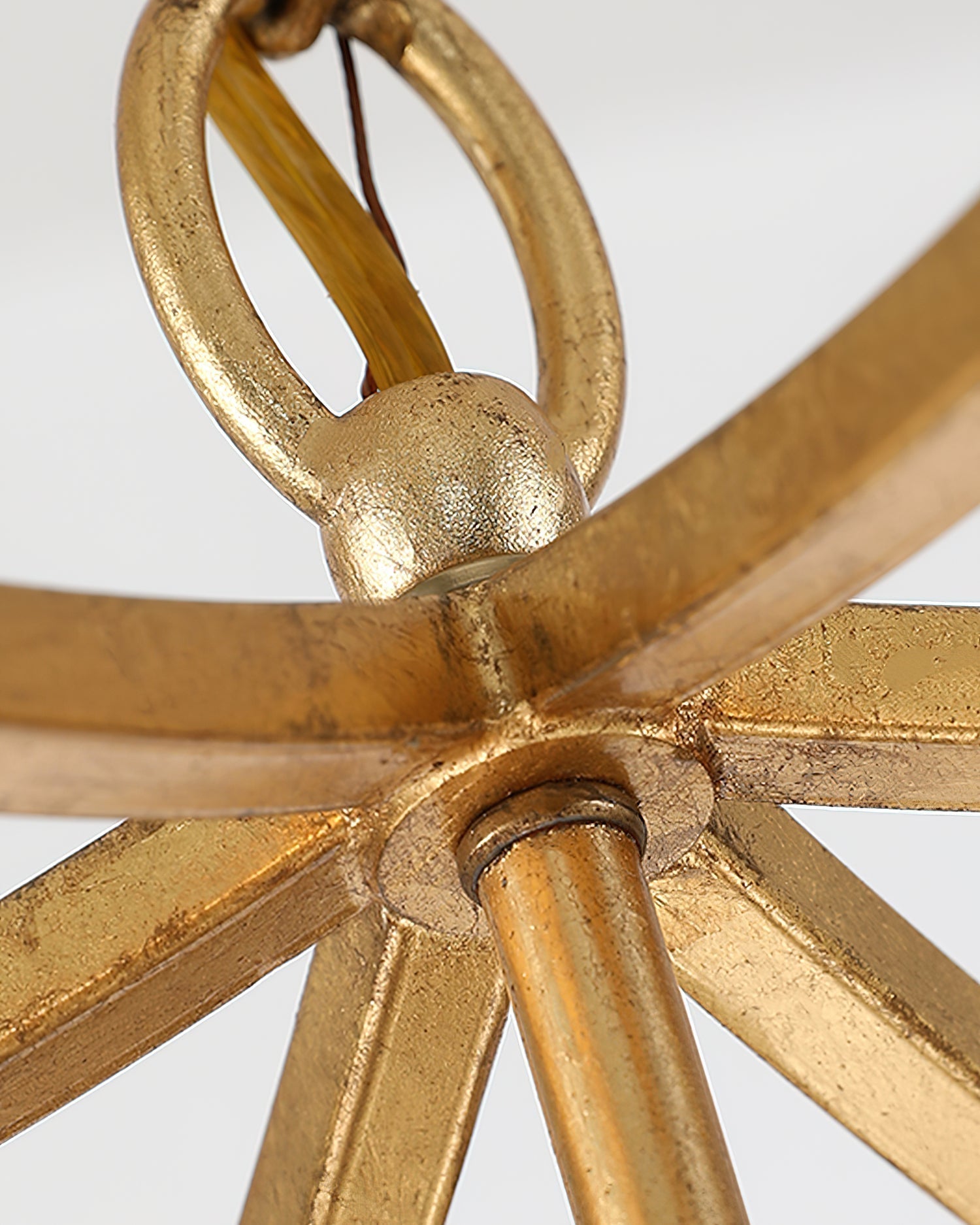 Niroxa Chandelier Gold Lantern Frame