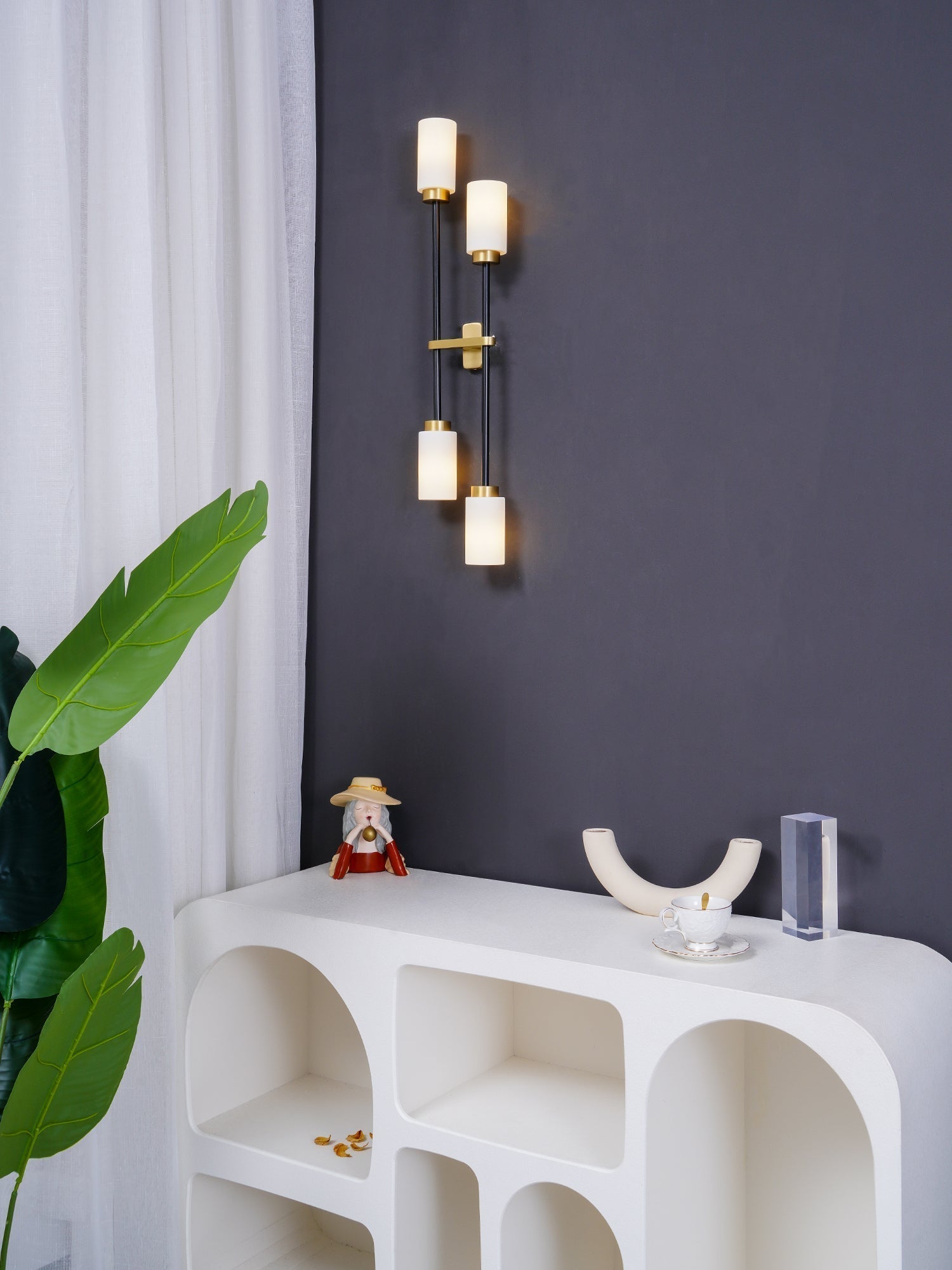 Rowan Wall Lamp Cylinder Glass Linear