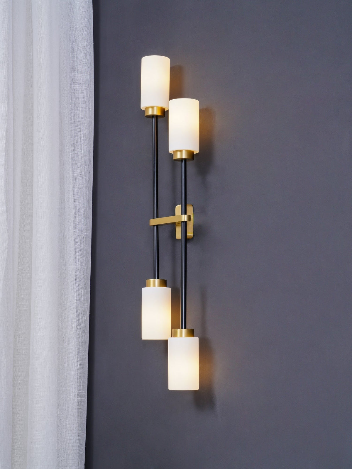 Rowan Wall Lamp Cylinder Glass Linear
