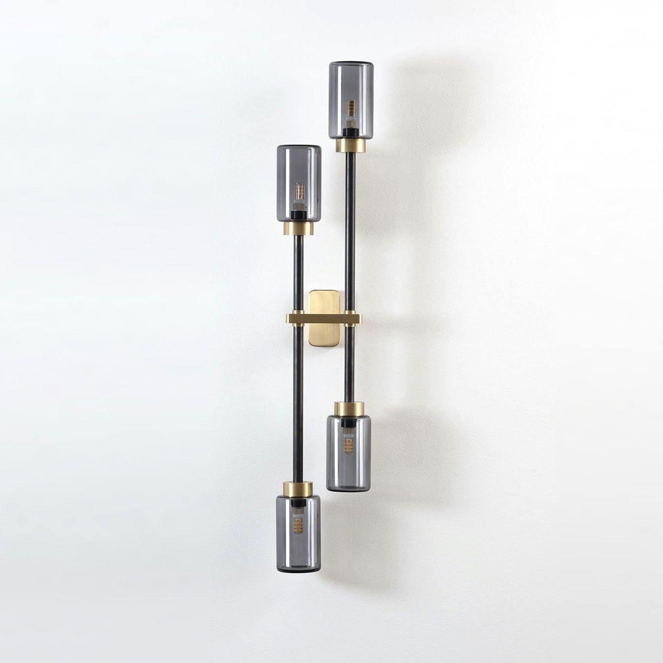 Lustra Wall Lamp Cylinder Glass Linear - Neutral Decor