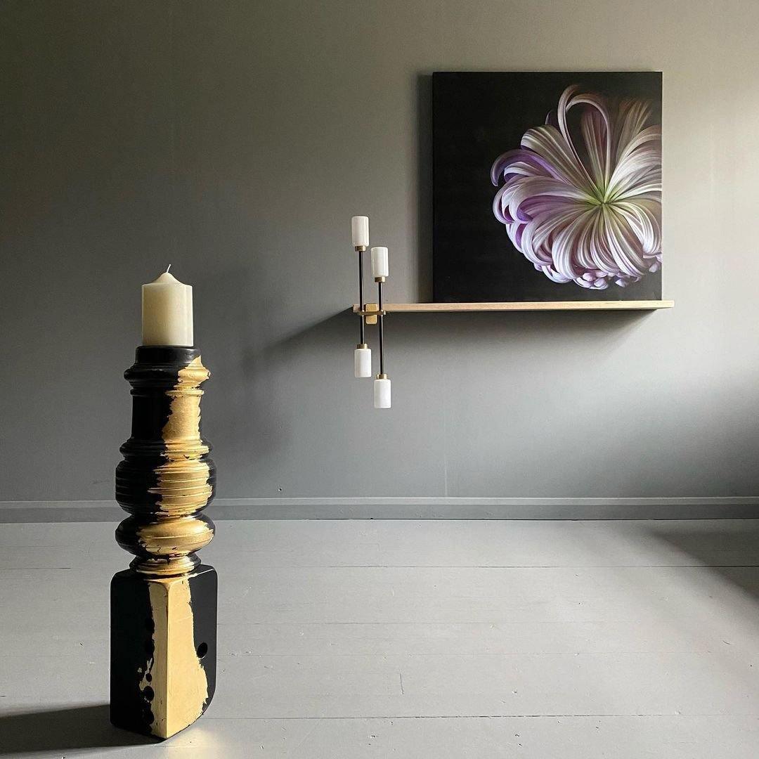 Lustra Wall Lamp Cylinder Glass Linear - Neutral Decor