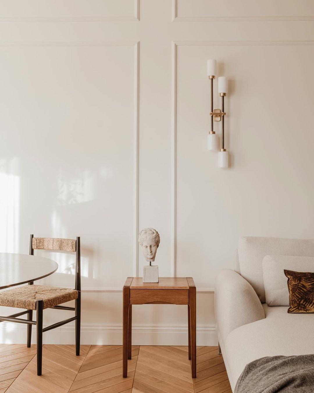 Lustra Wall Lamp Cylinder Glass Linear - Neutral Decor