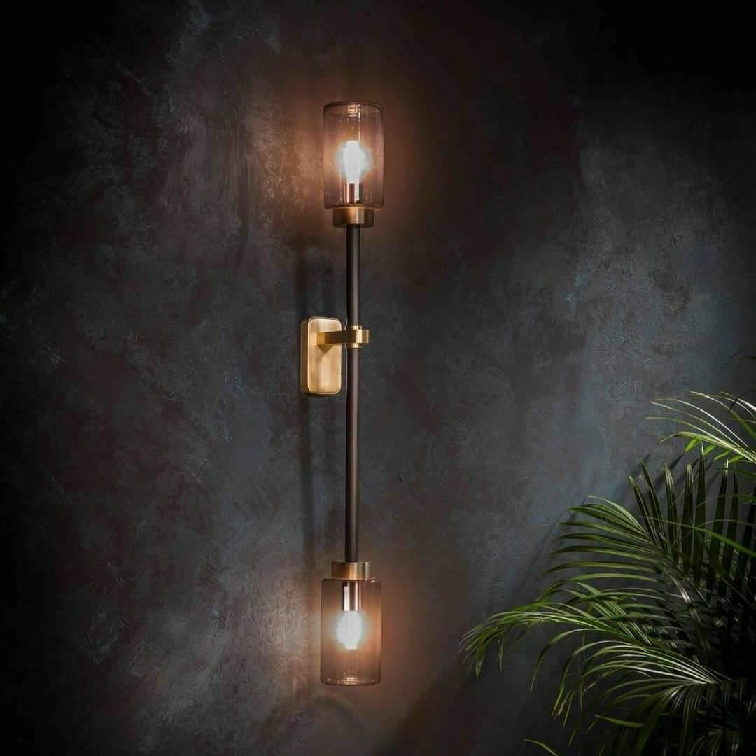 Rowan Wall Lamp Cylinder Glass Linear