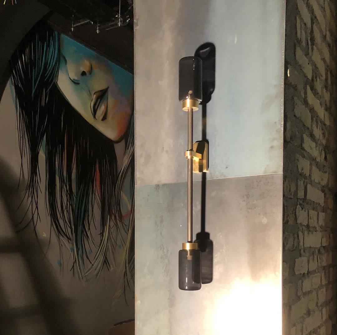 Rowan Wall Lamp Cylinder Glass Linear