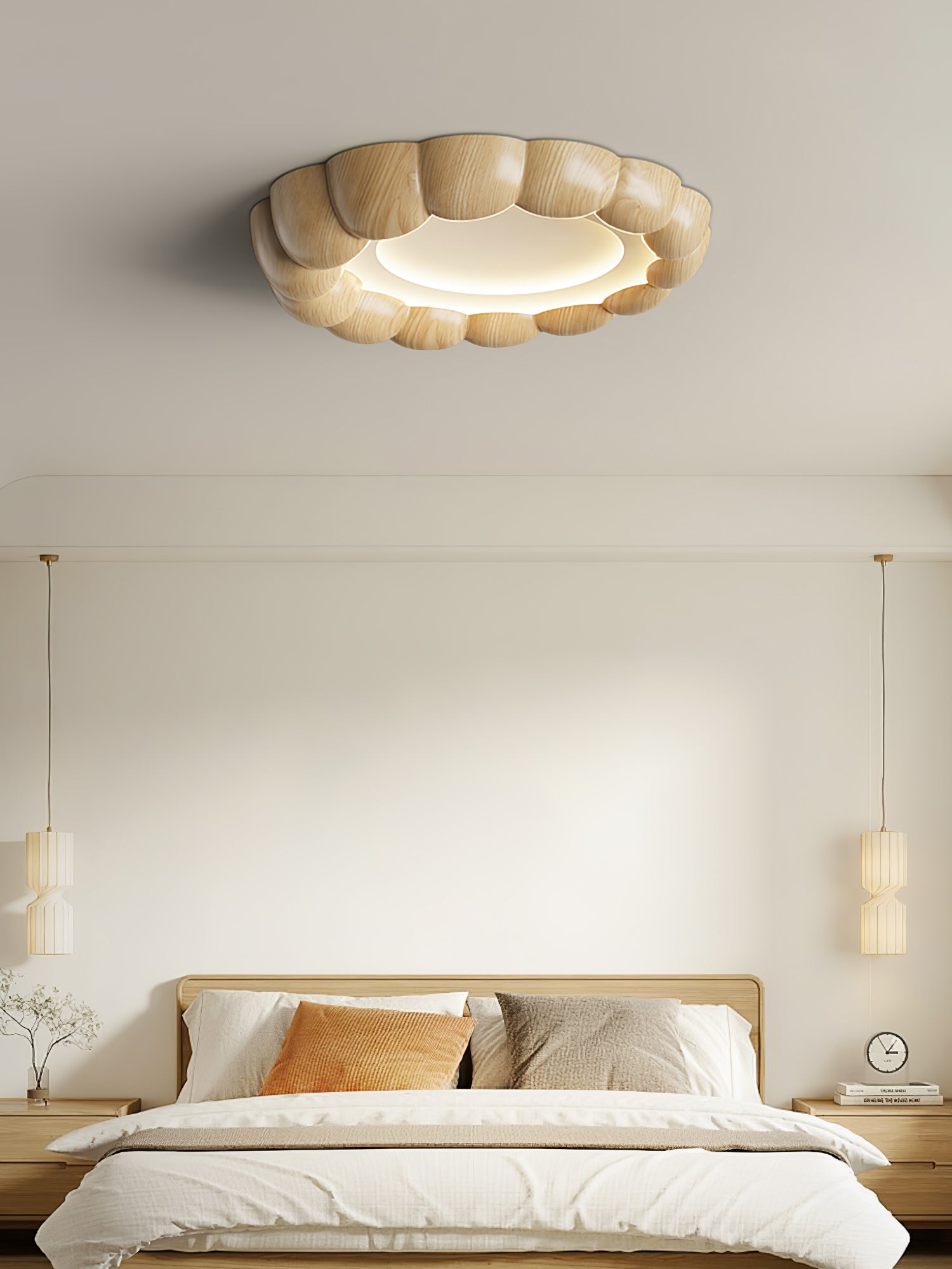 Eraeiel Traditional Elegance Ripple Ceiling Lamp