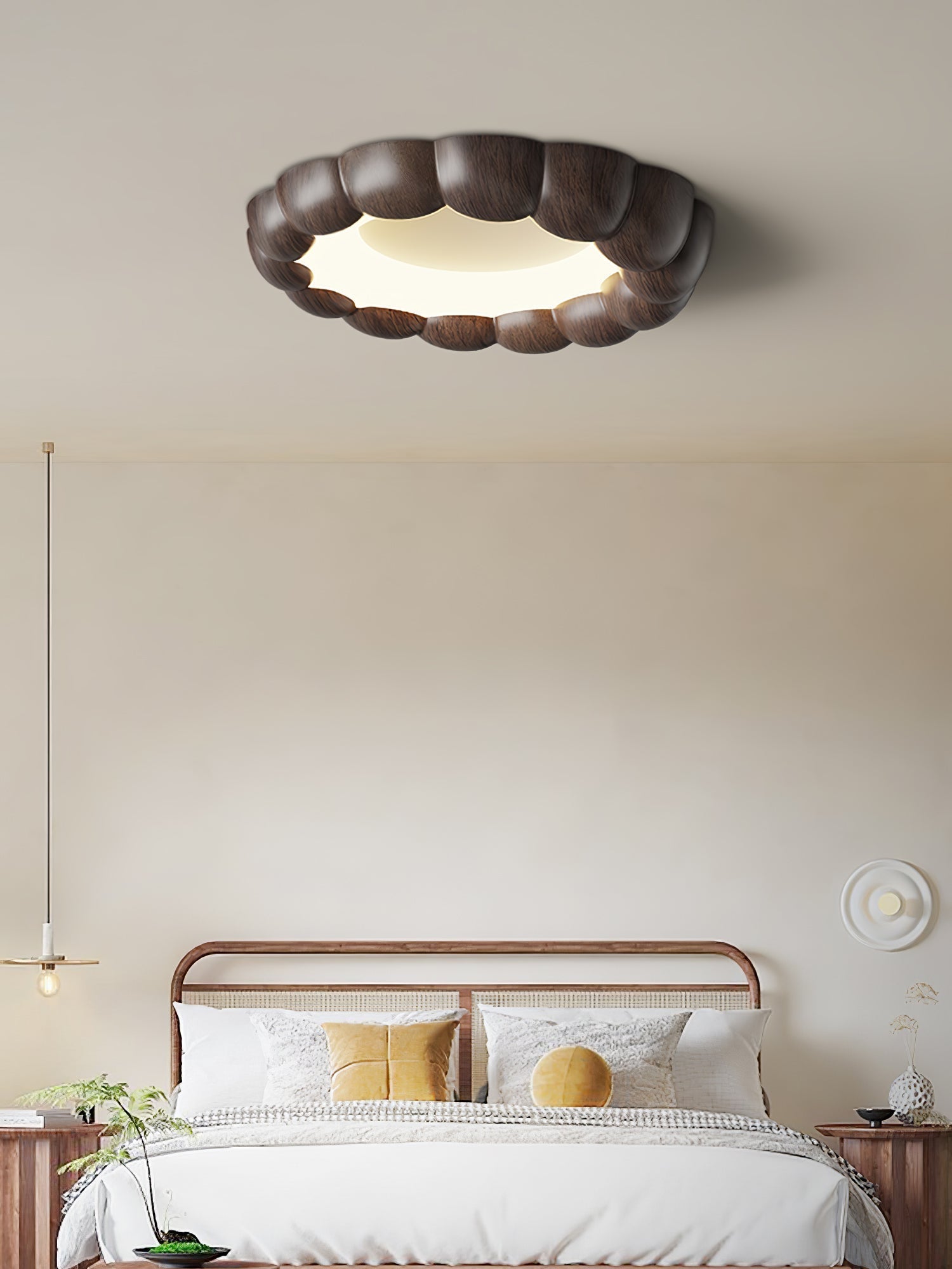 Eraeiel Traditional Elegance Ripple Ceiling Lamp