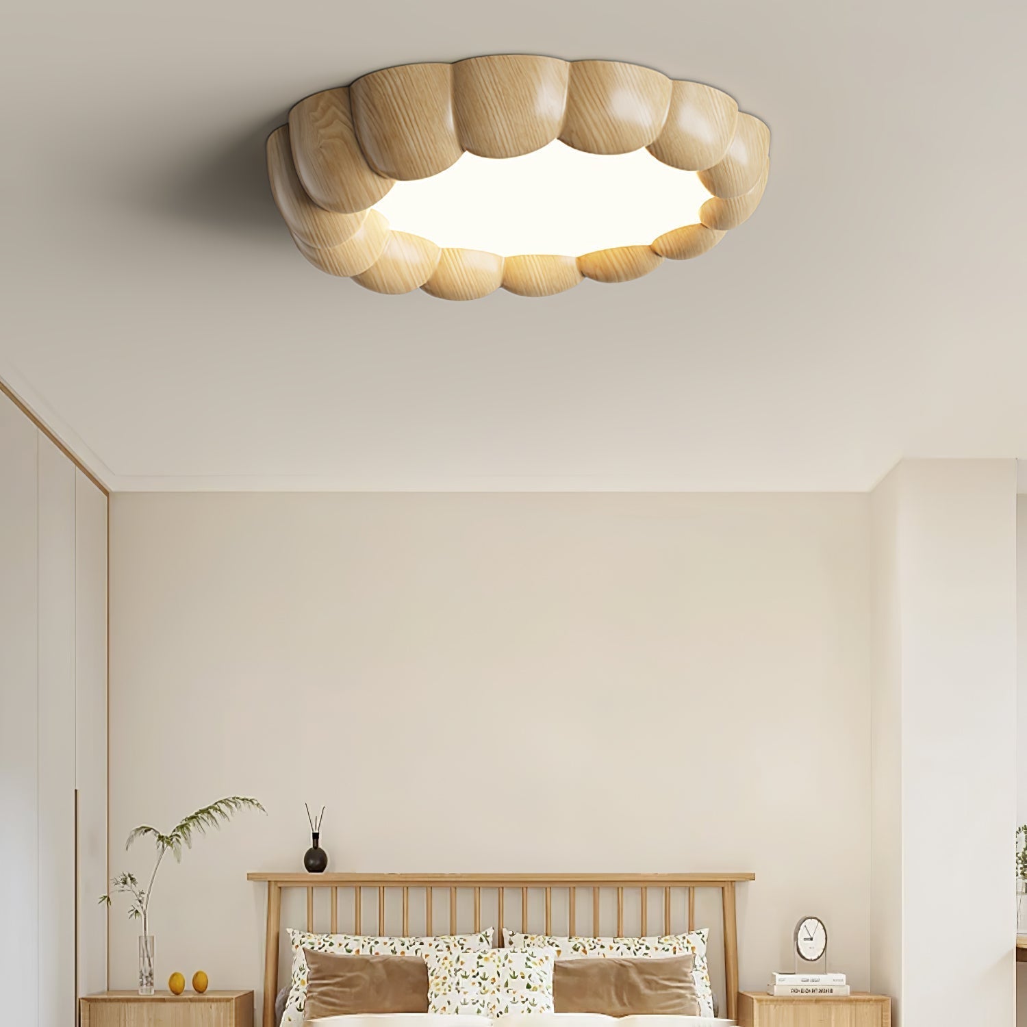 Eraeiel Traditional Elegance Ripple Ceiling Lamp