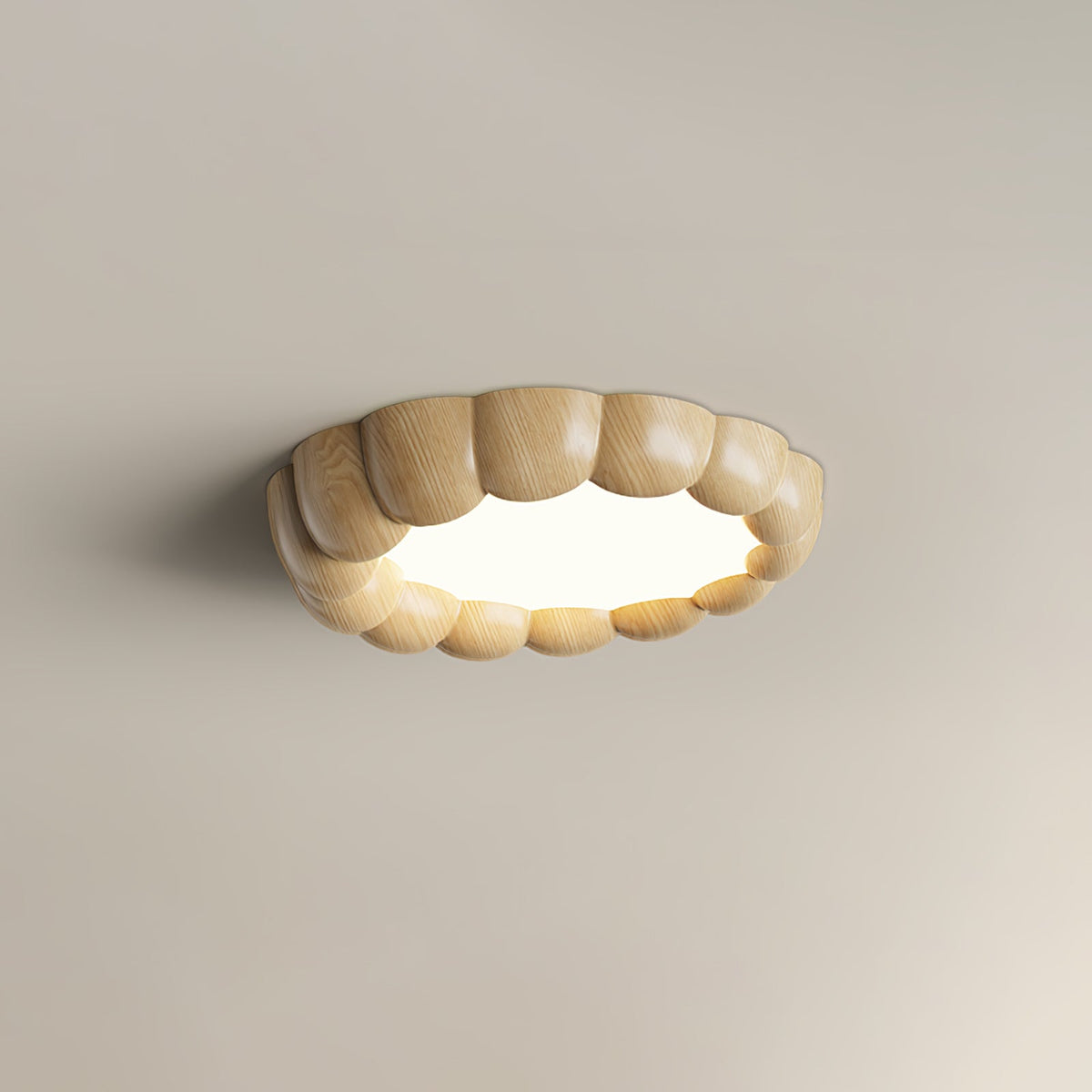 Eraeiel Traditional Elegance Ripple Ceiling Lamp