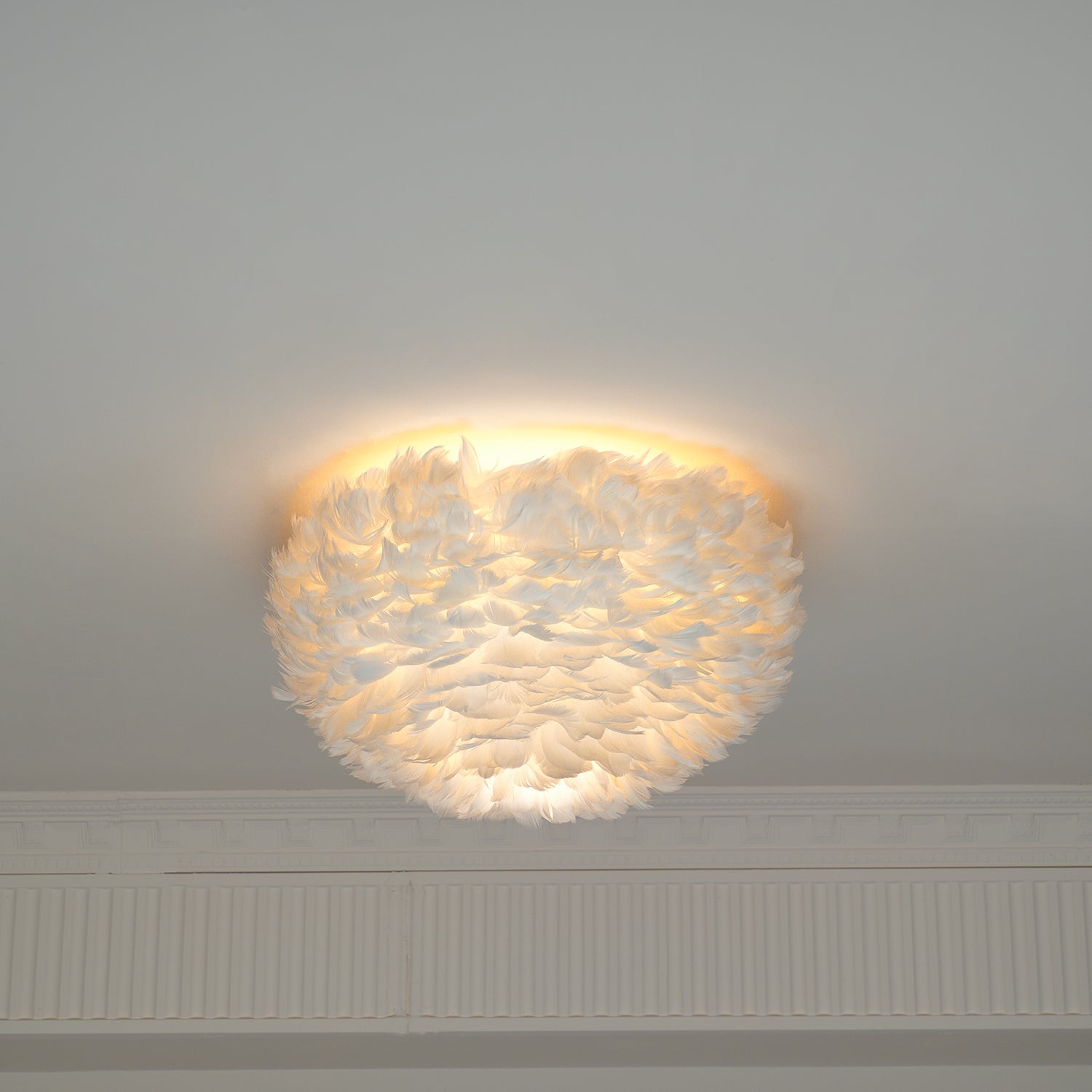 Zalore Premium Nordic Art Feathered Ceiling Lamp